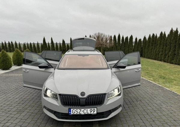 Skoda Superb cena 94900 przebieg: 206000, rok produkcji 2018 z Jeziorany małe 596